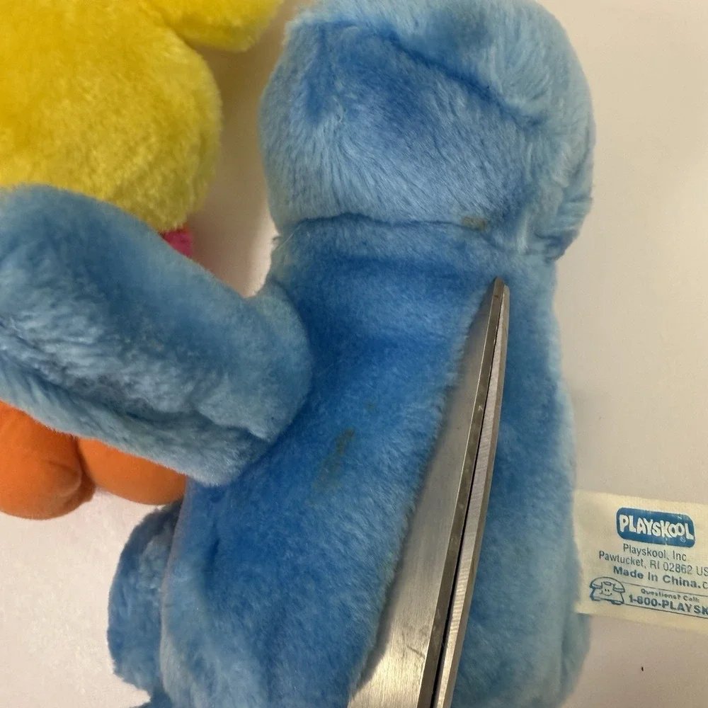 Vintage Sesame Street Cookie Big Bird Stuffed Plush Playskool 9